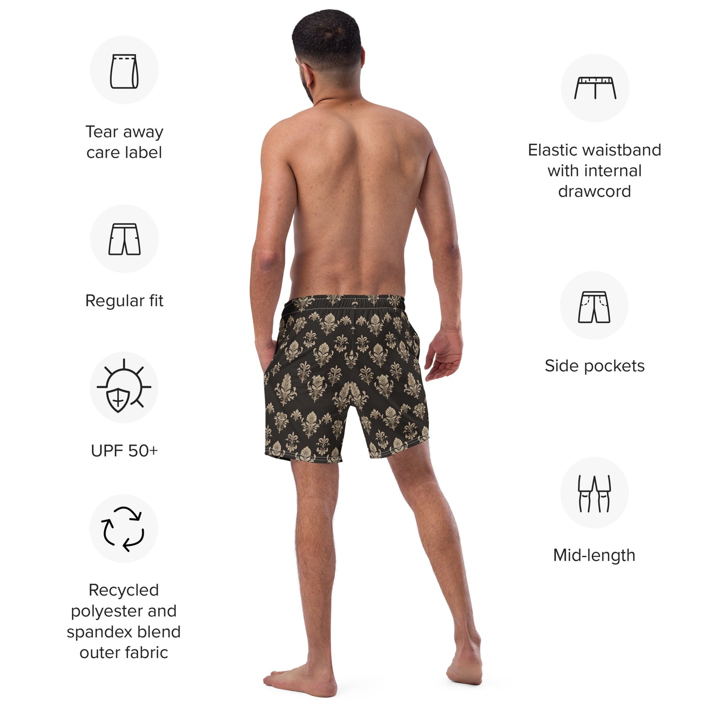 Men's swim trunks