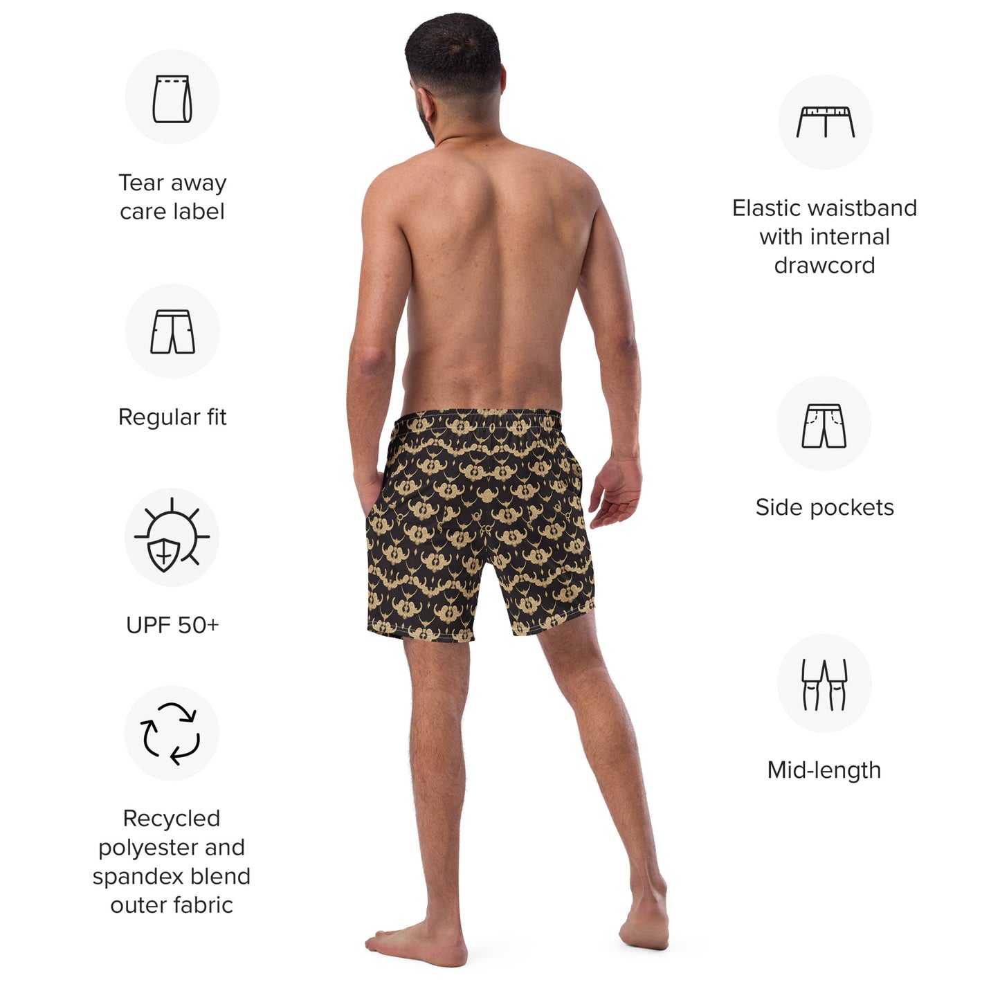 Men's swim trunks