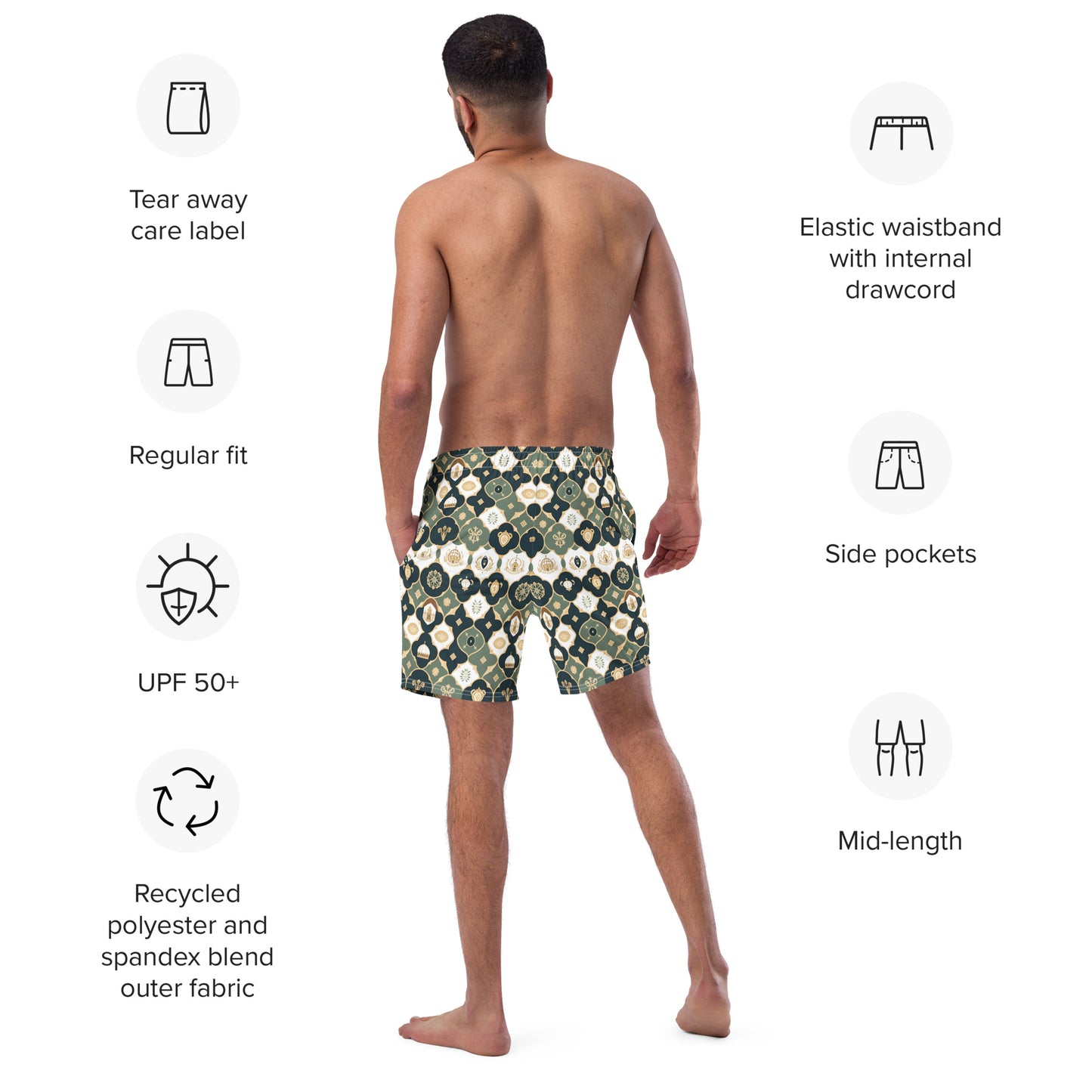 Men's swim trunks