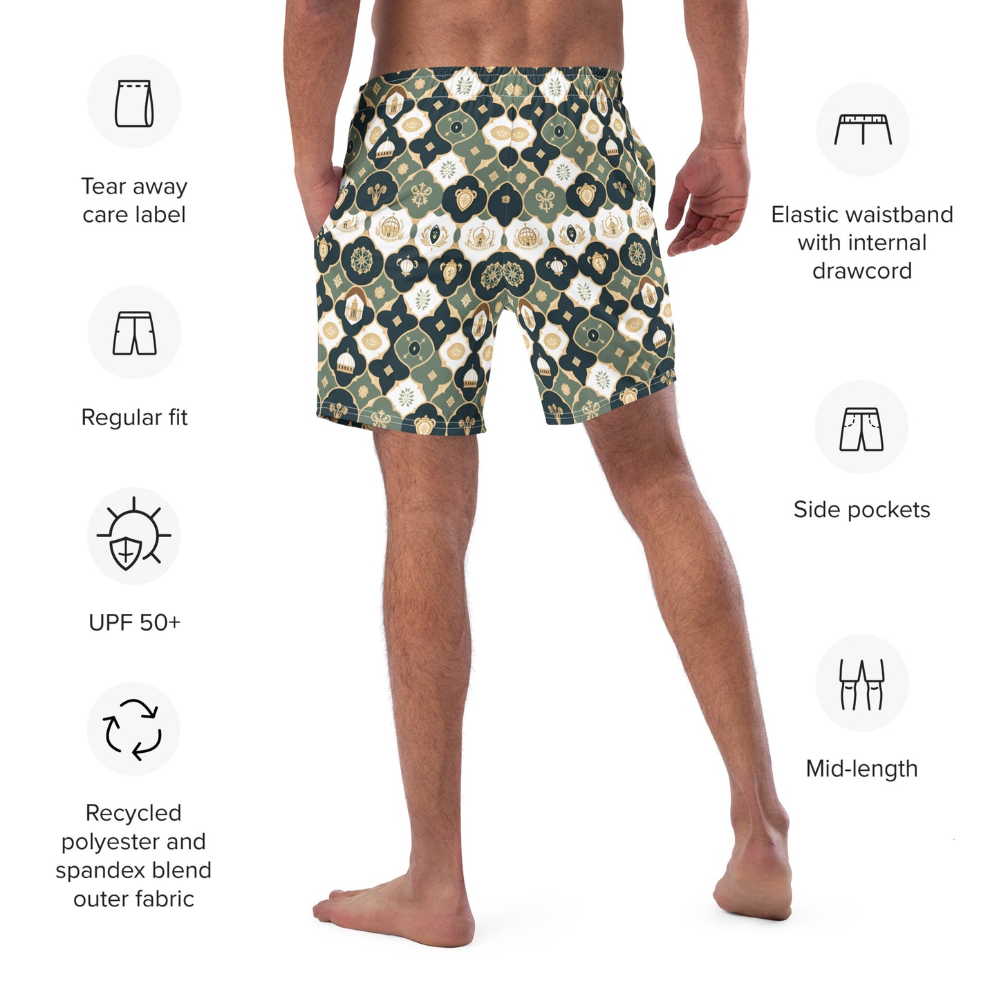 Men's swim trunks