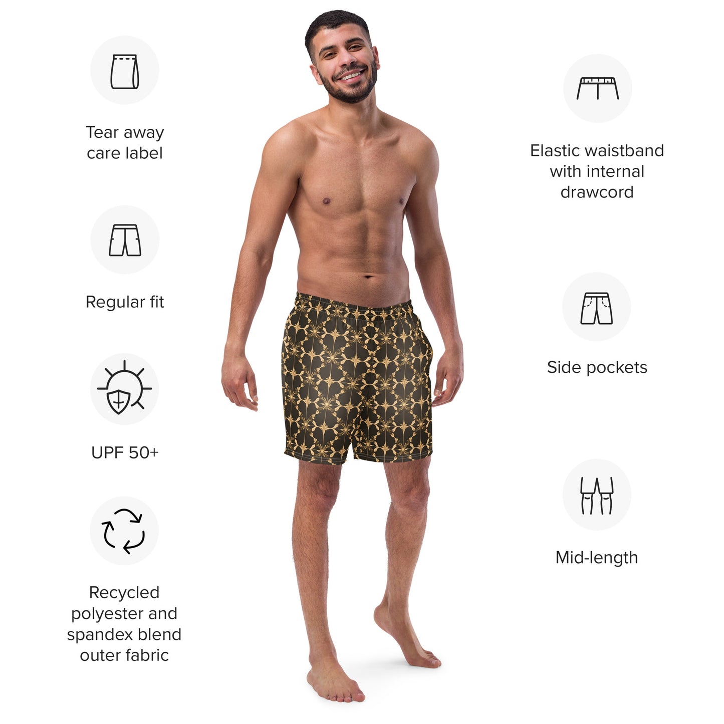 Men's swim trunks