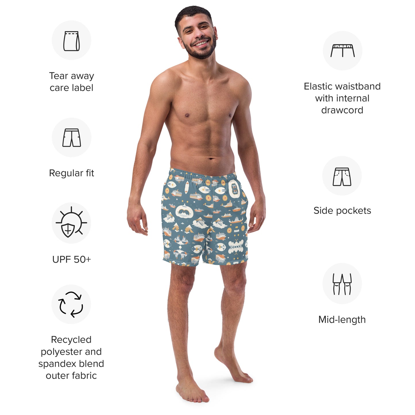 Men's swim trunks