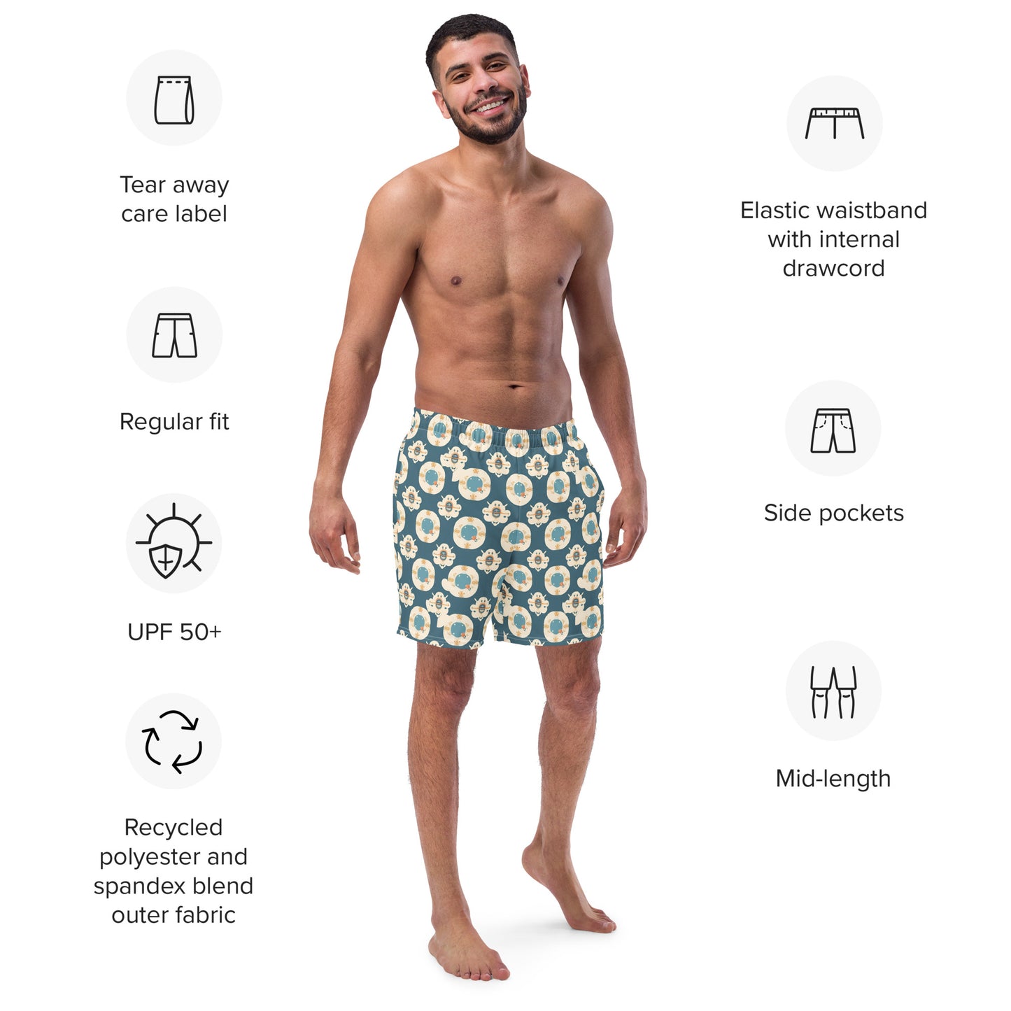 Men's swim trunks