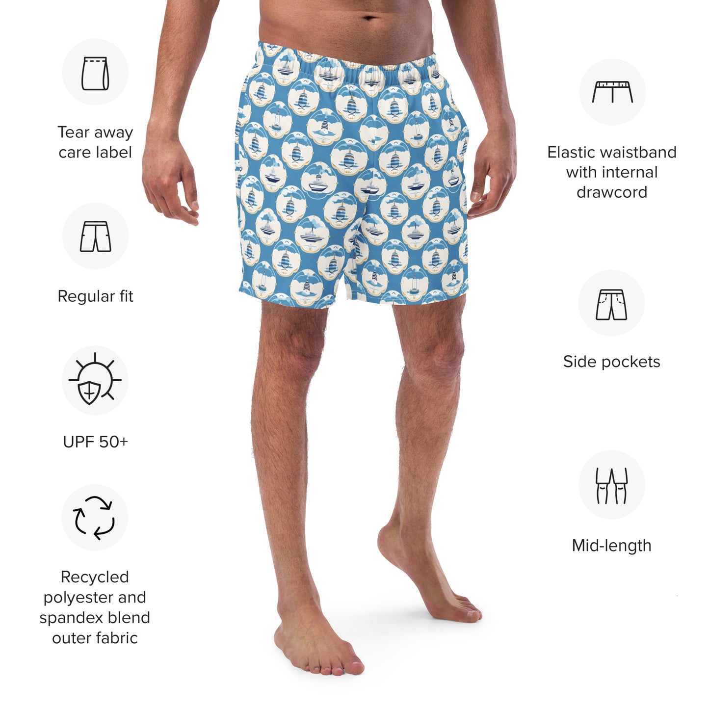 Men's swim trunks