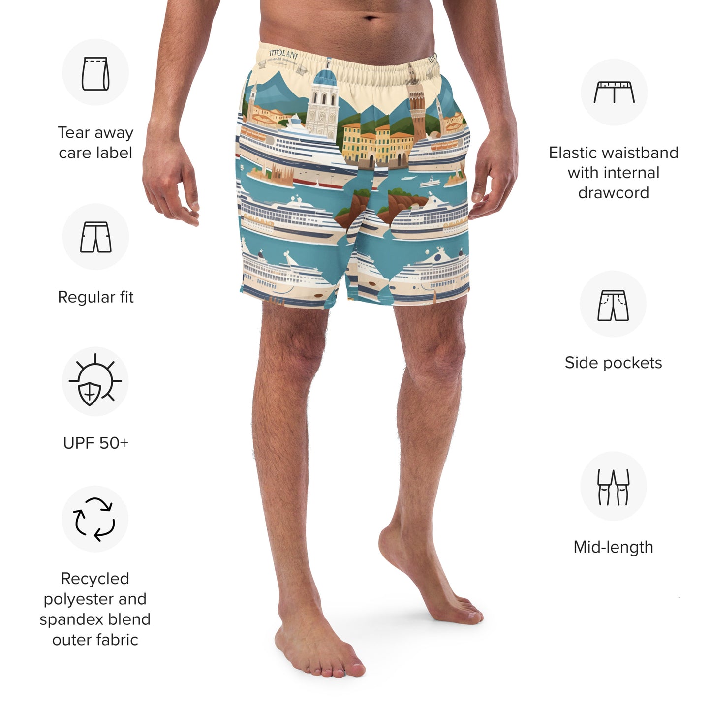 Men's swim trunks