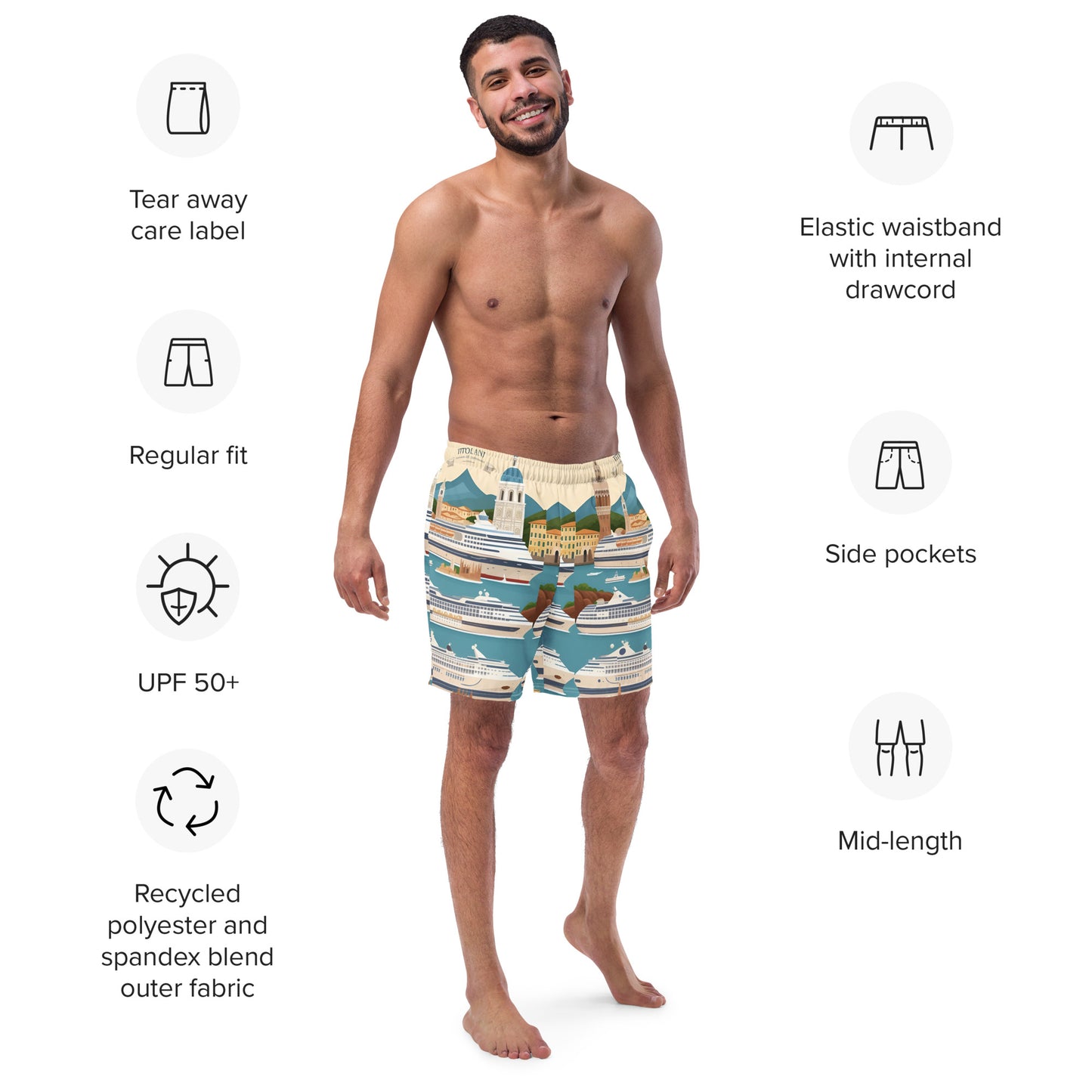 Men's swim trunks