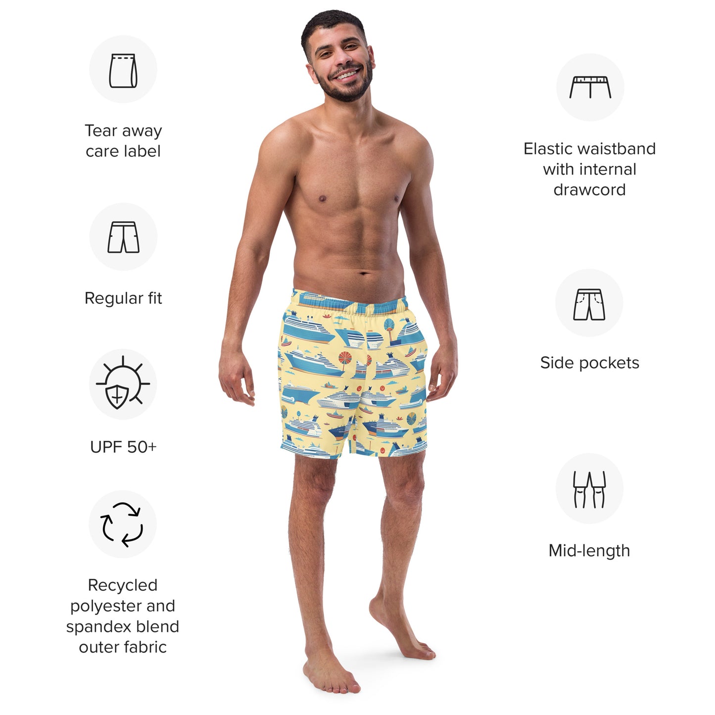 Men's swim trunks