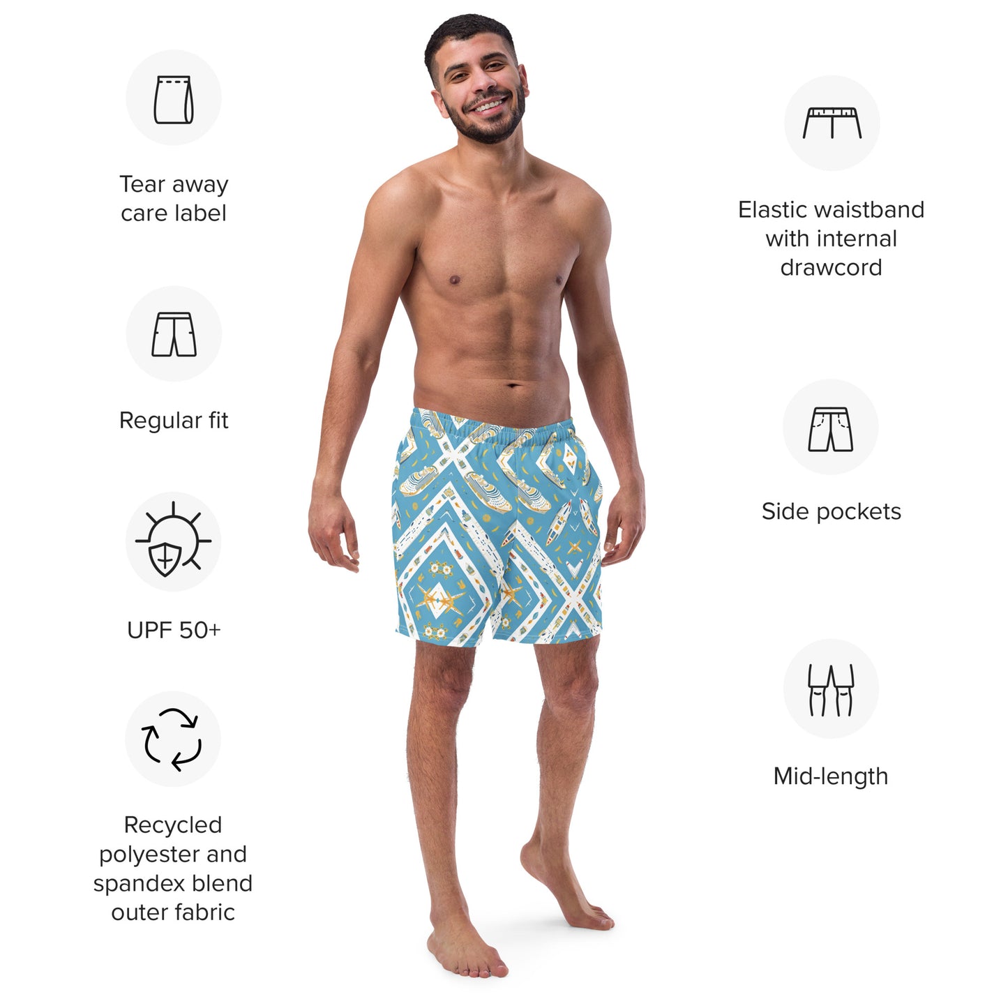 Men's swim trunks