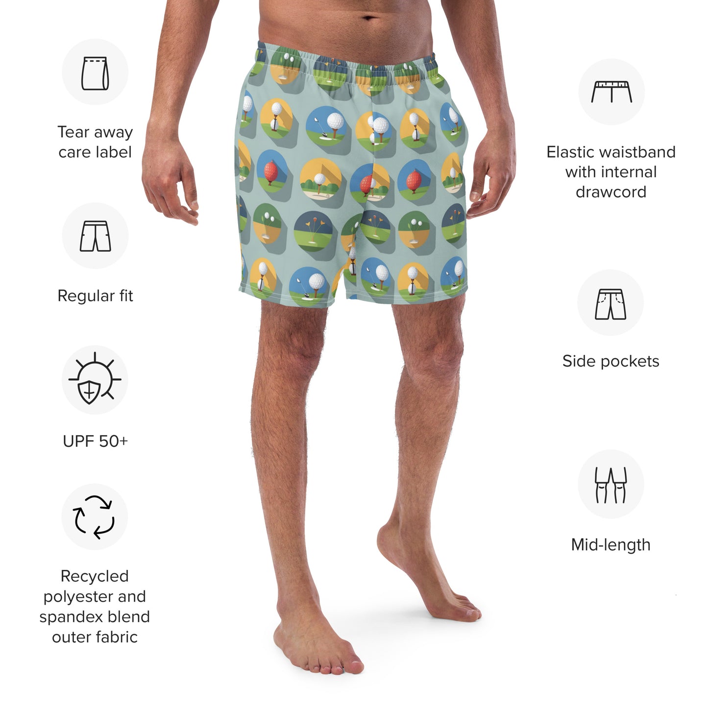 Men's swim trunks