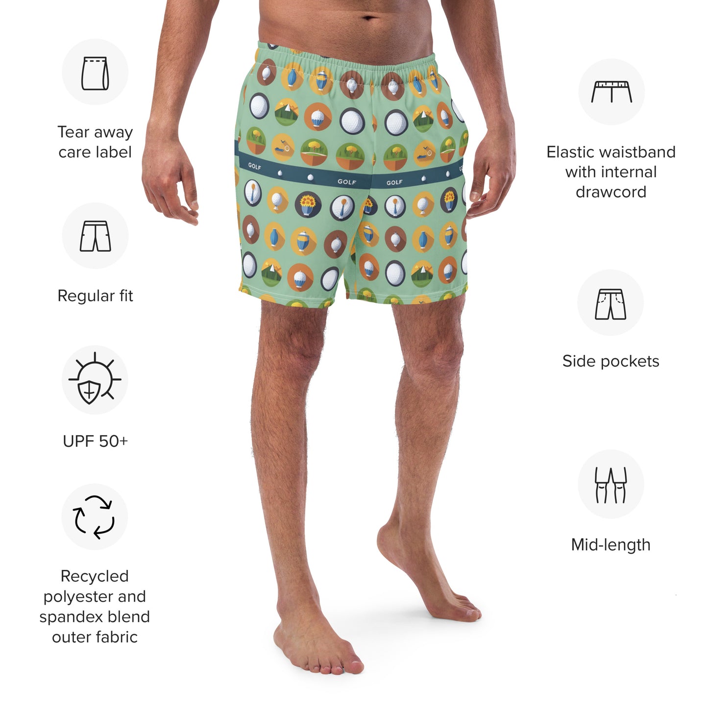 Men's swim trunks