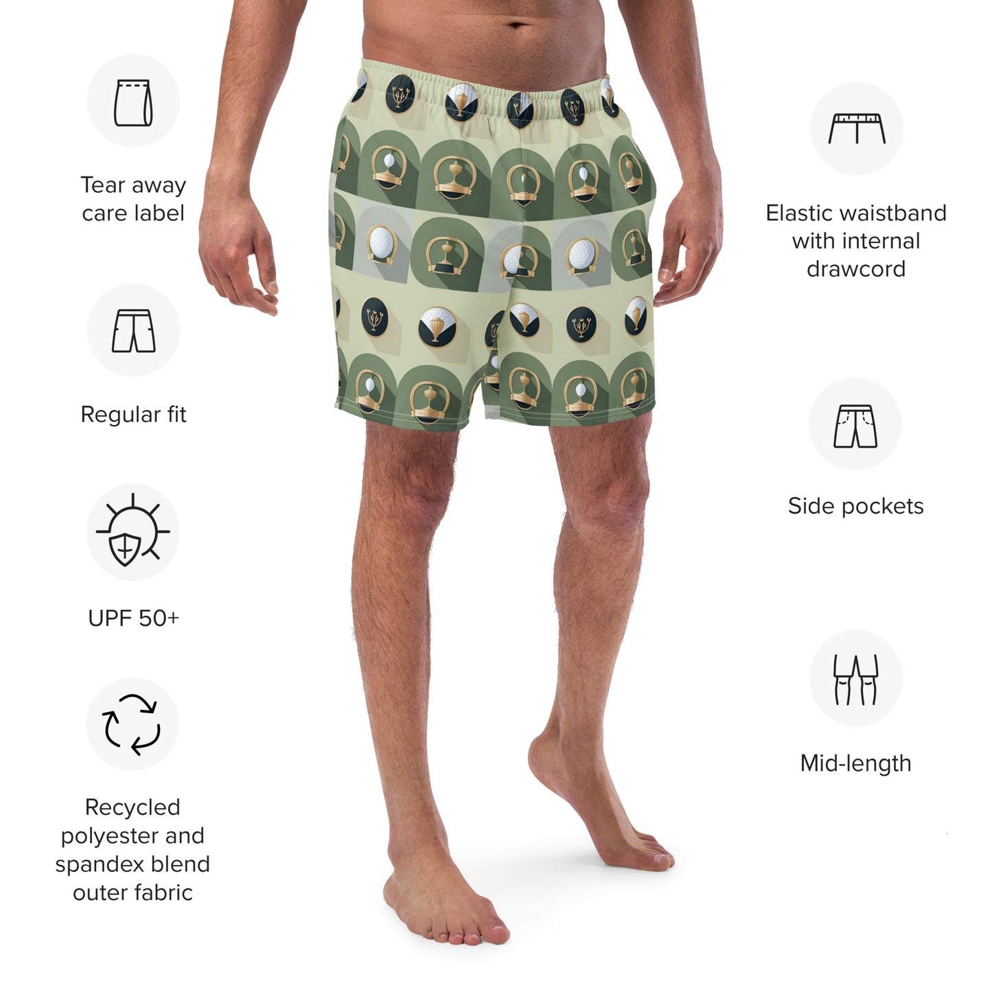 Men's swim trunks