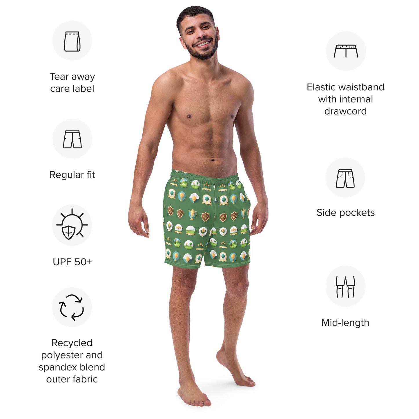 Men's swim trunks