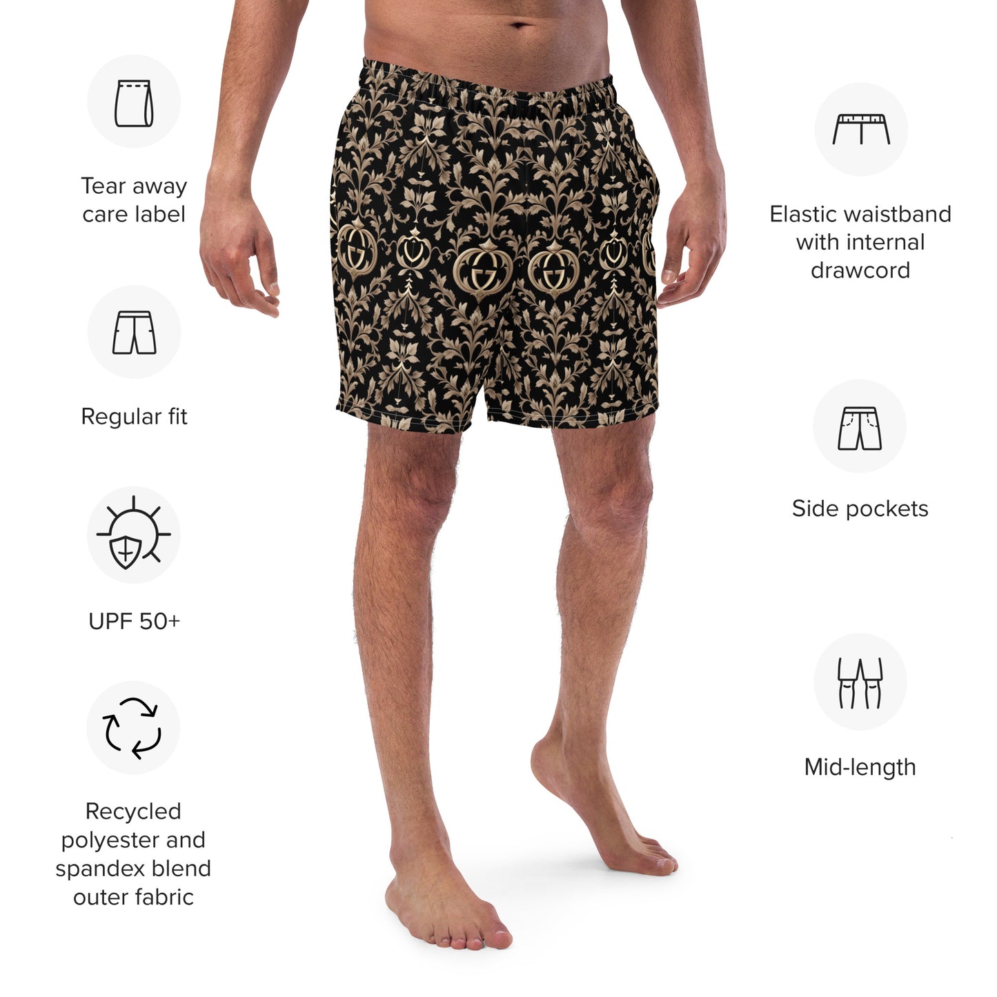 Men's swim trunks