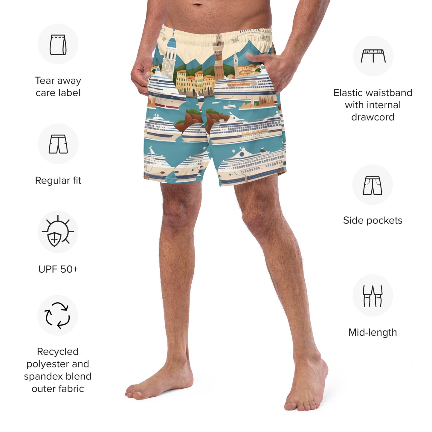 Men's swim trunks