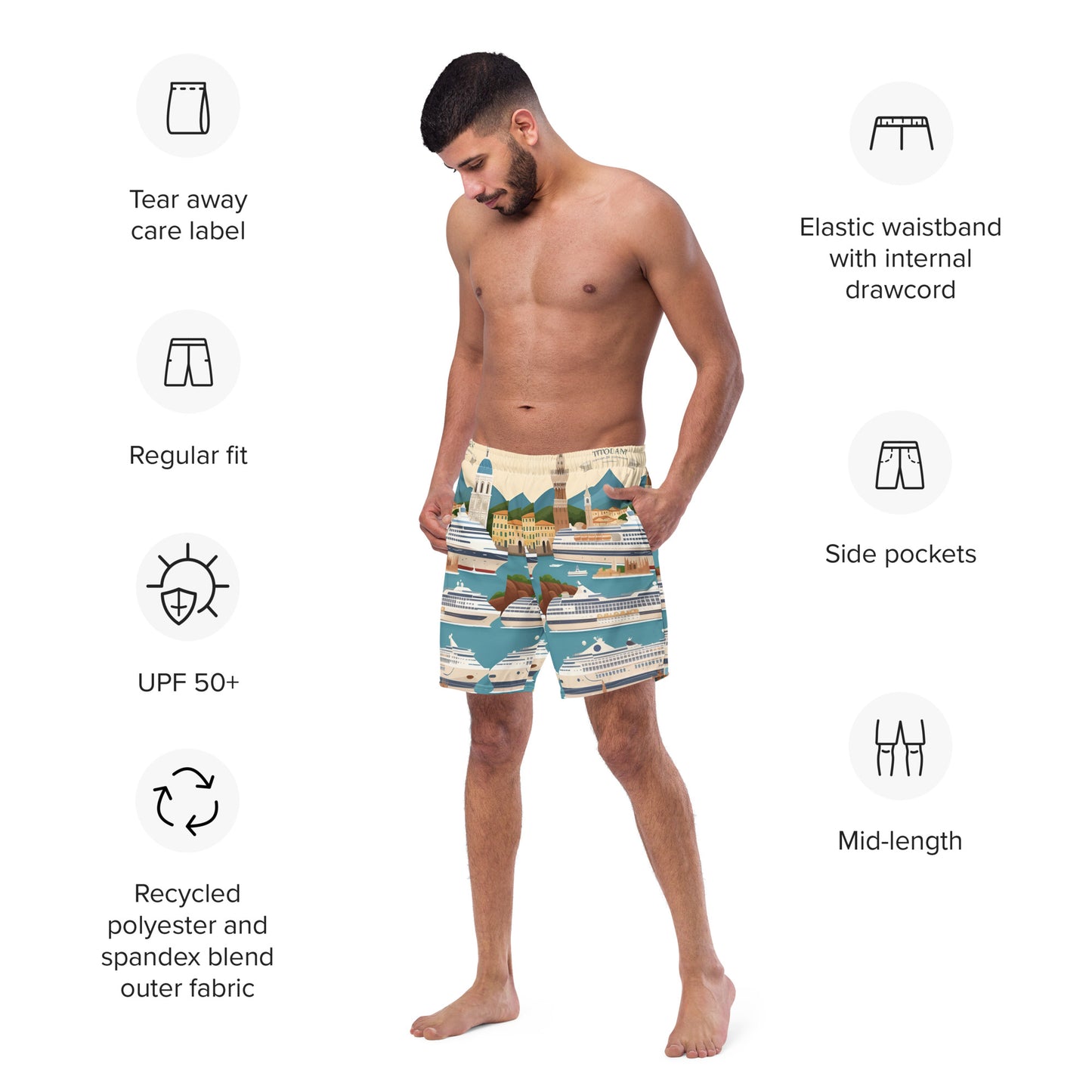 Men's swim trunks