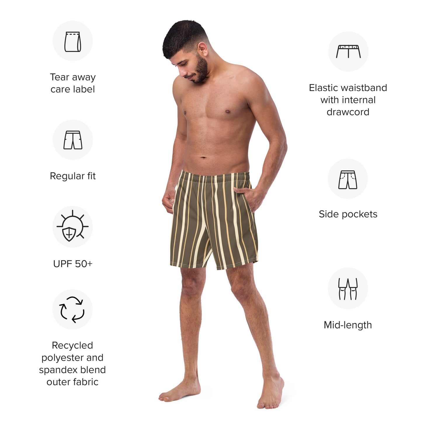 Men's swim trunks