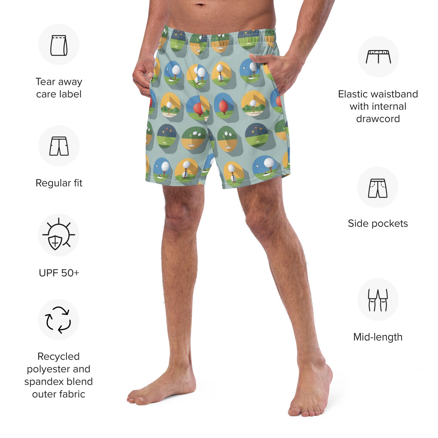 Men's swim trunks