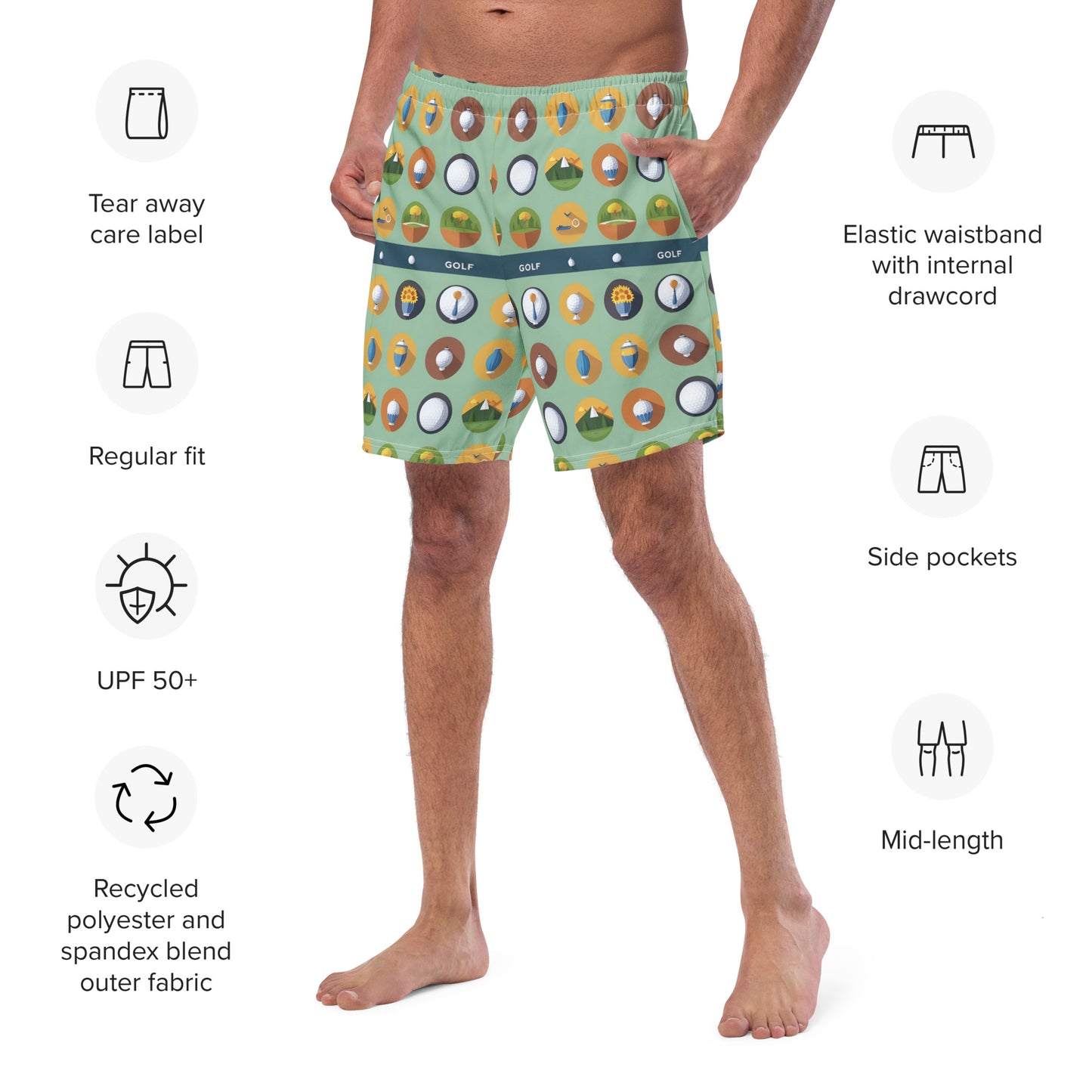 Men's swim trunks