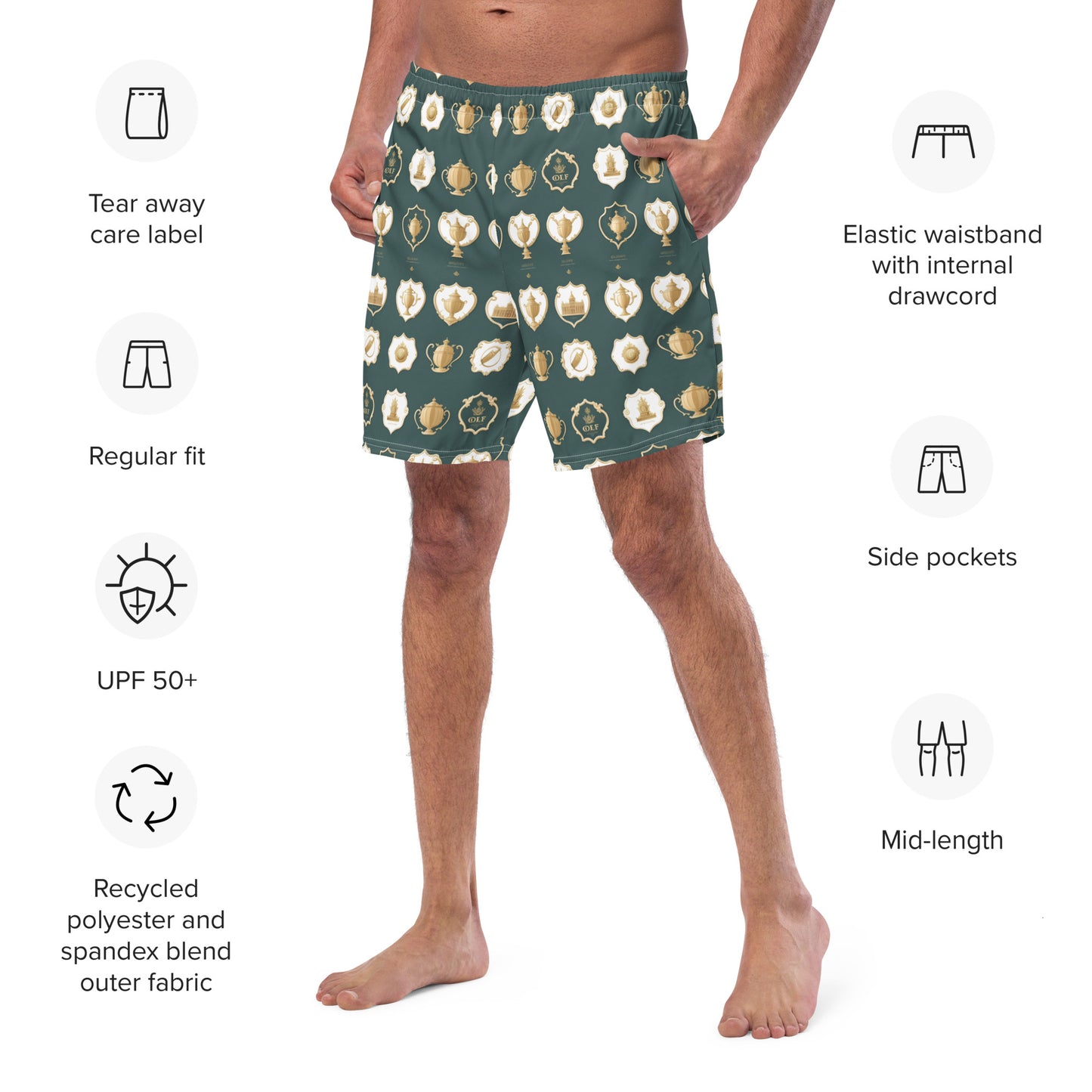 Men's swim trunks