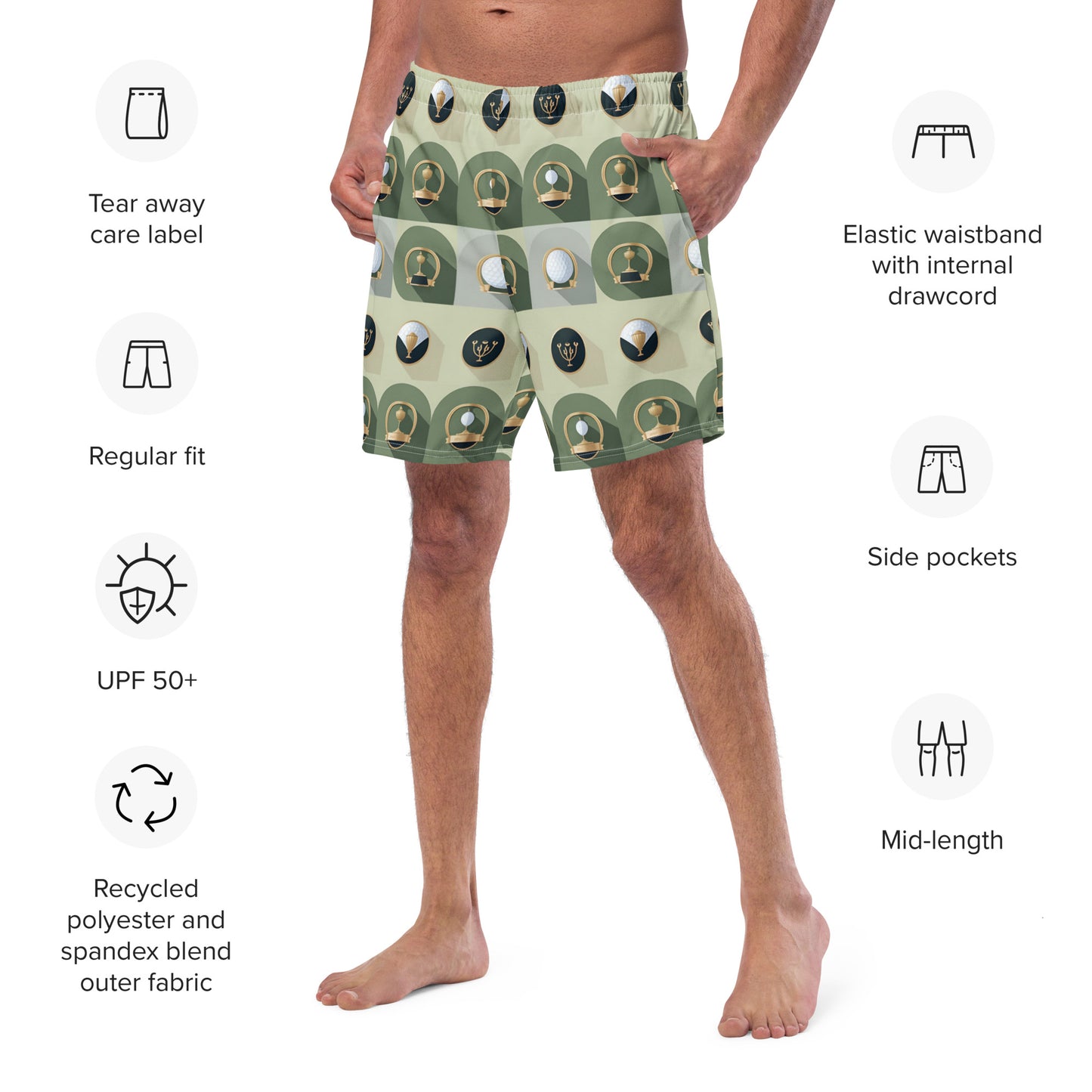 Men's swim trunks