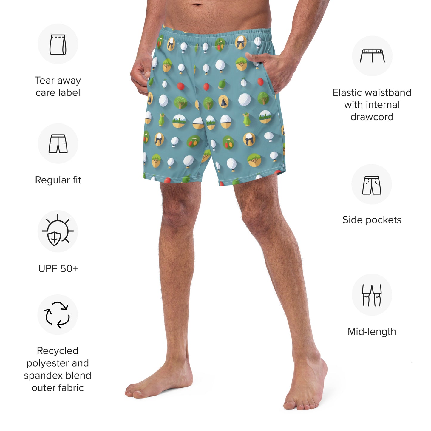 Men's swim trunks