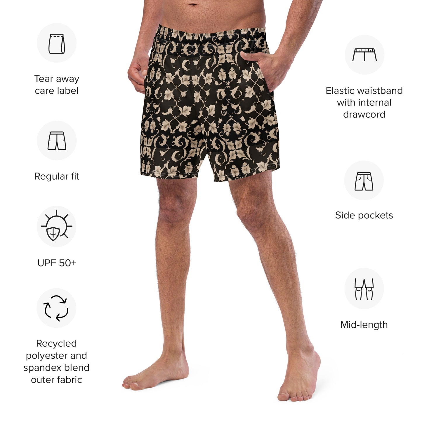 Men's swim trunks