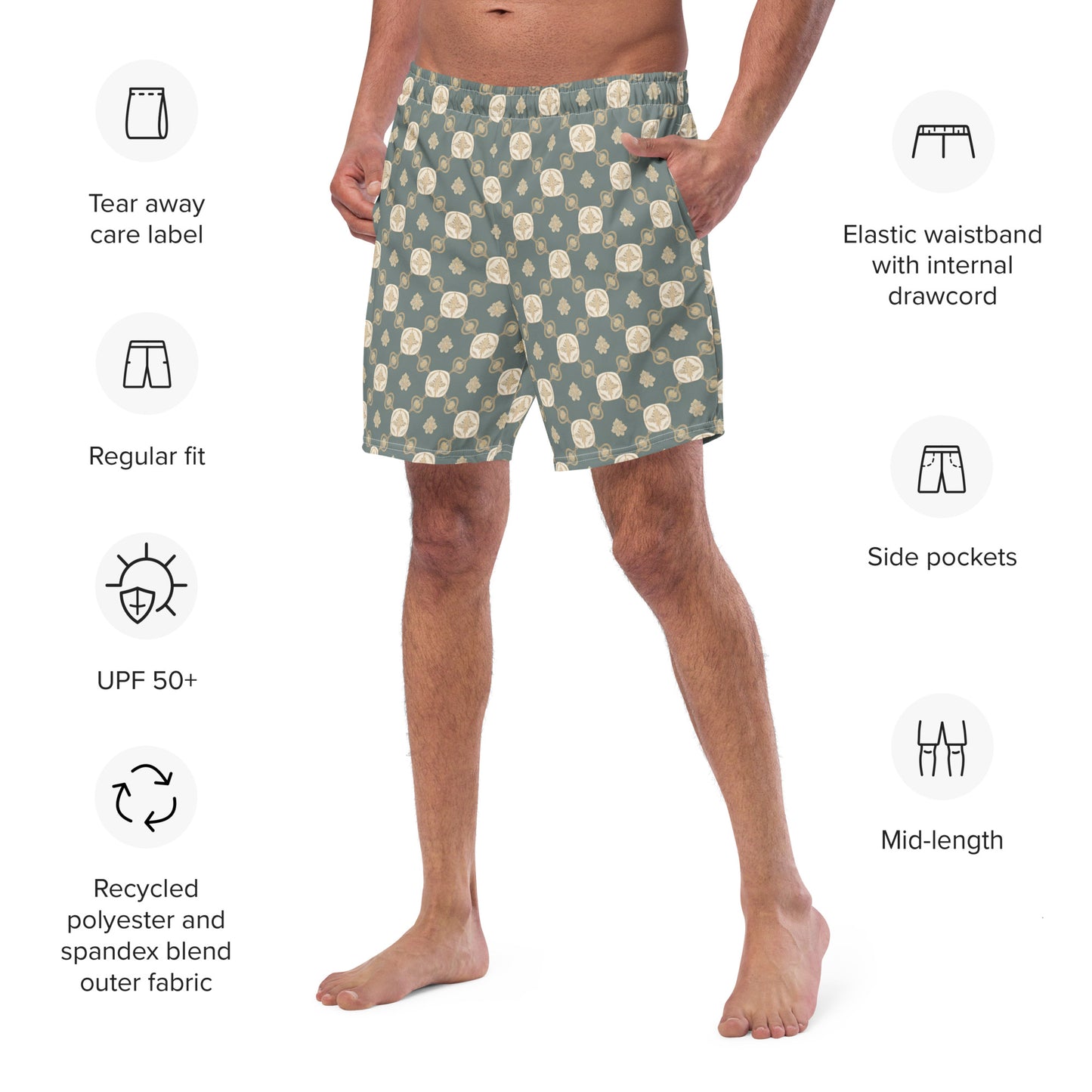 Men's swim trunks