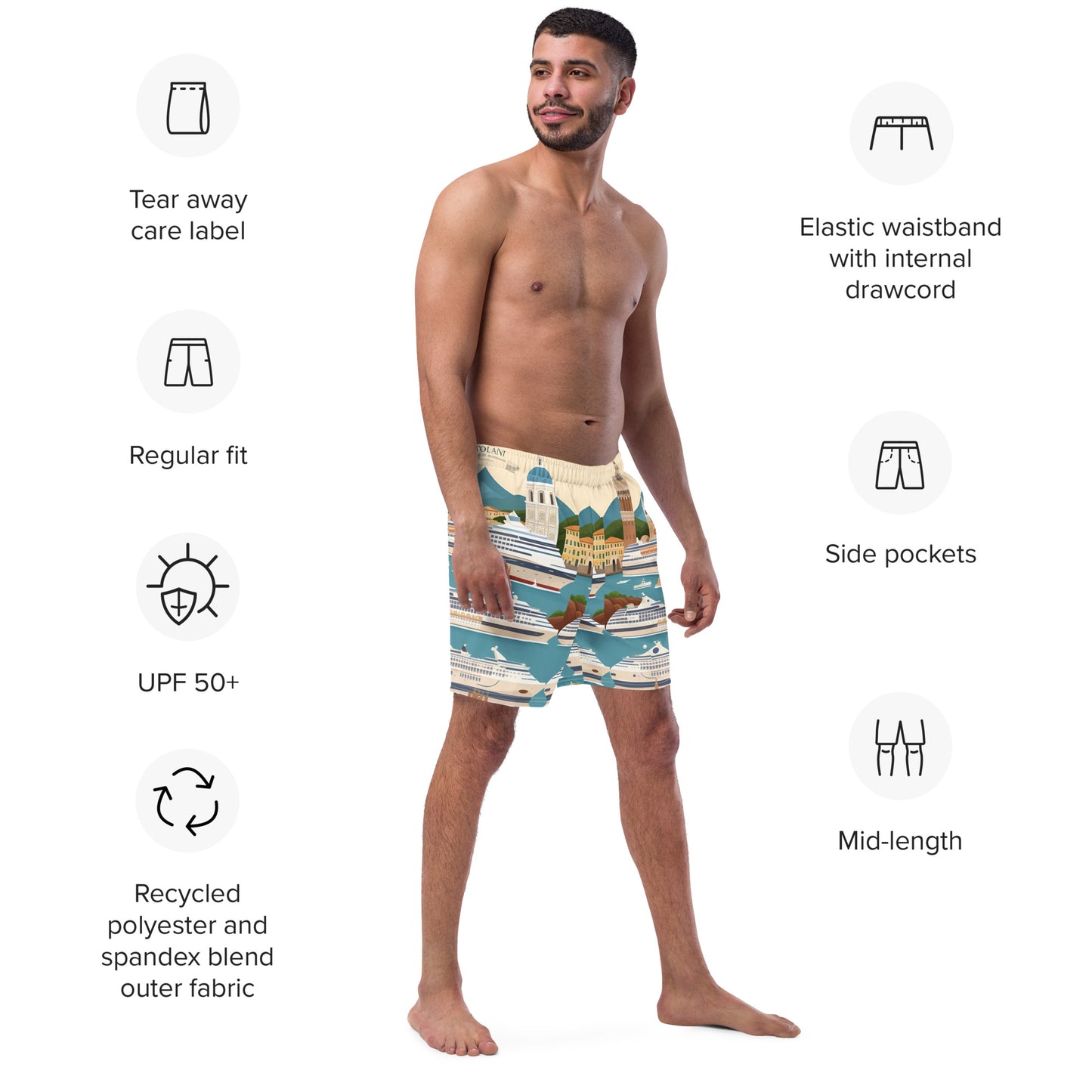 Men's swim trunks