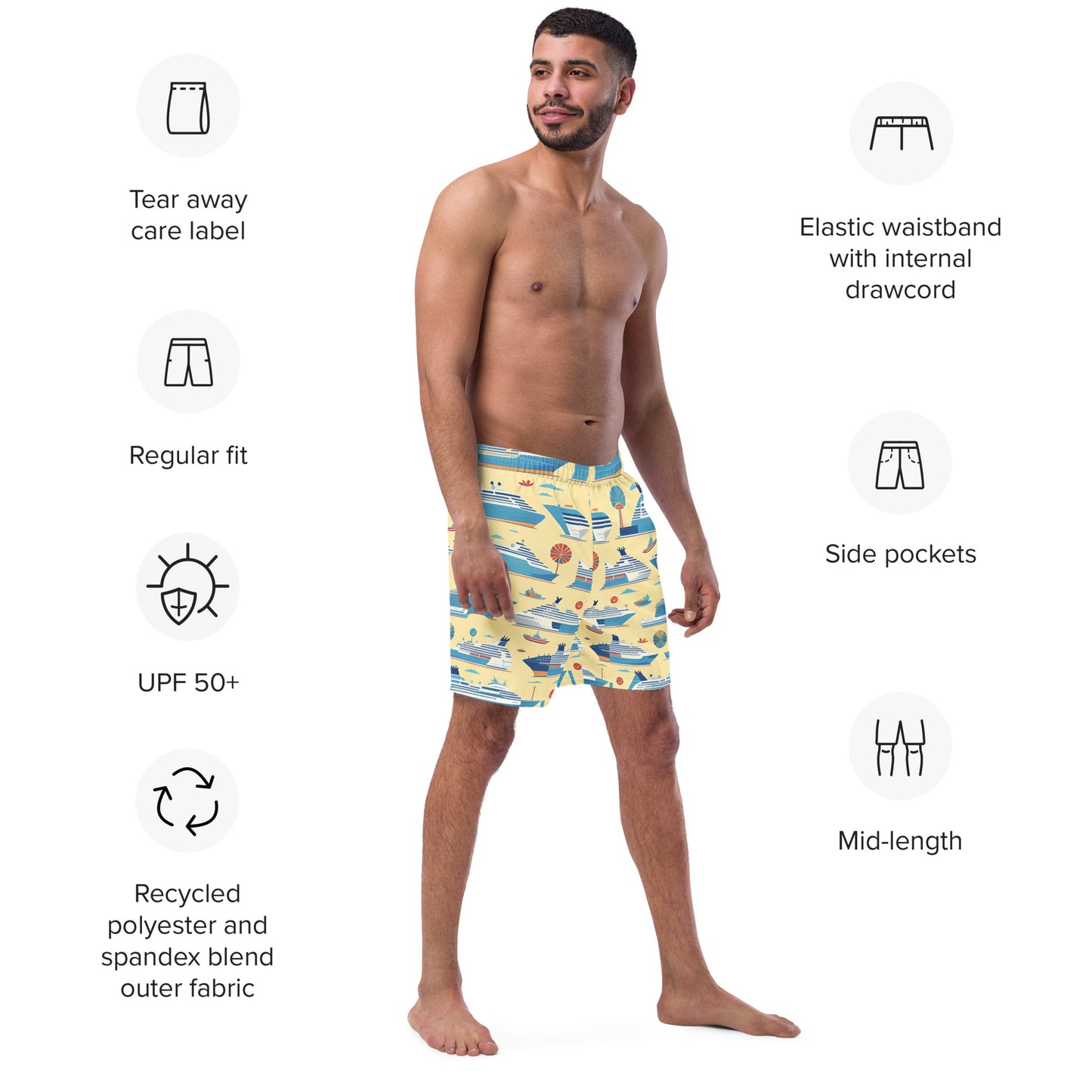 Men's swim trunks