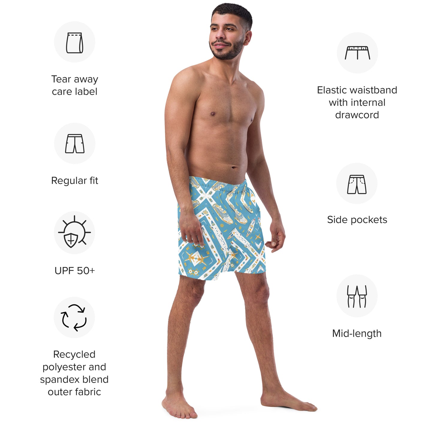 Men's swim trunks