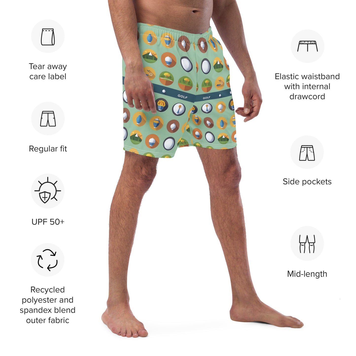 Men's swim trunks