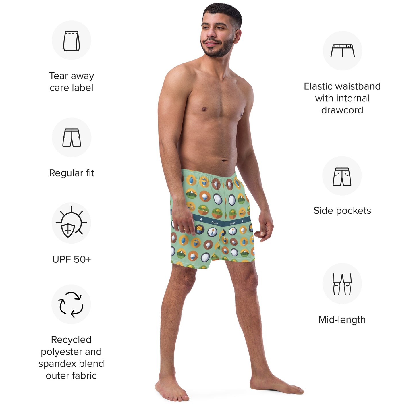 Men's swim trunks