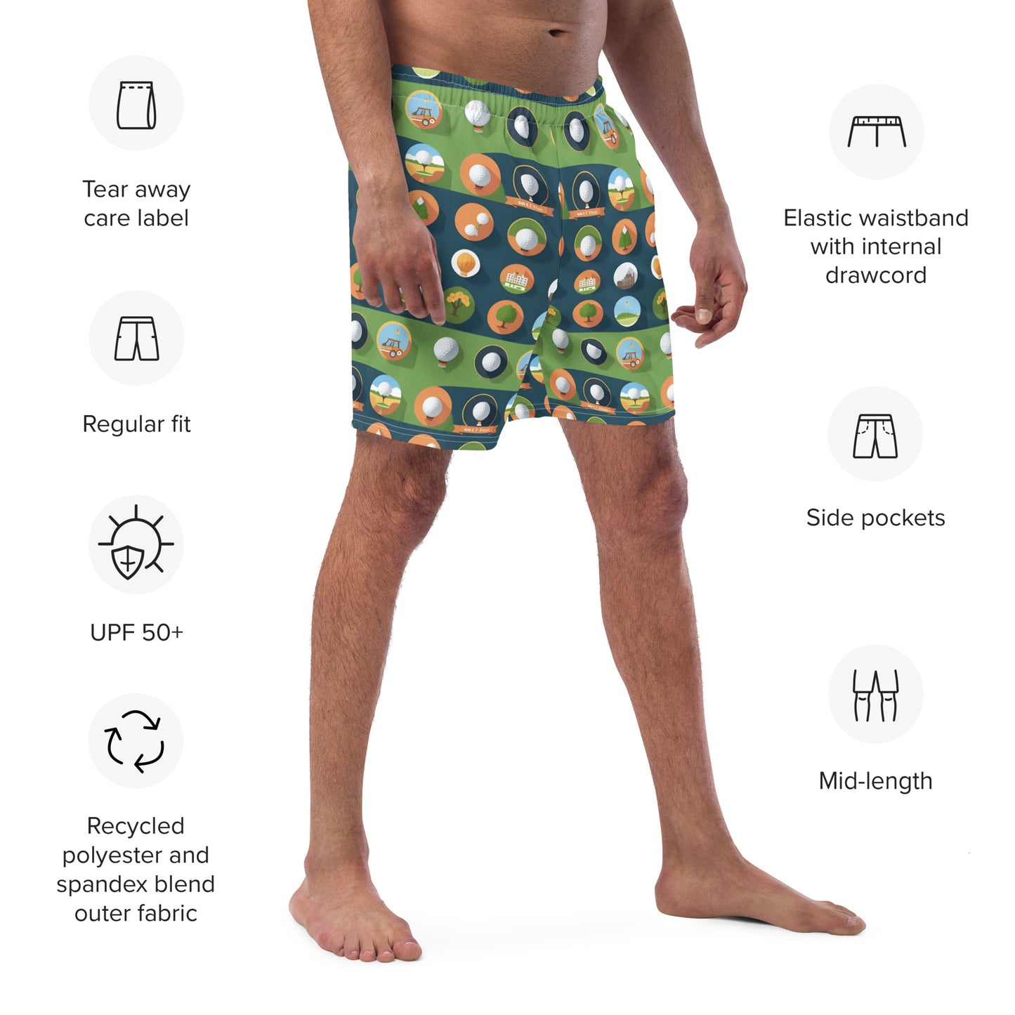 Men's swim trunks