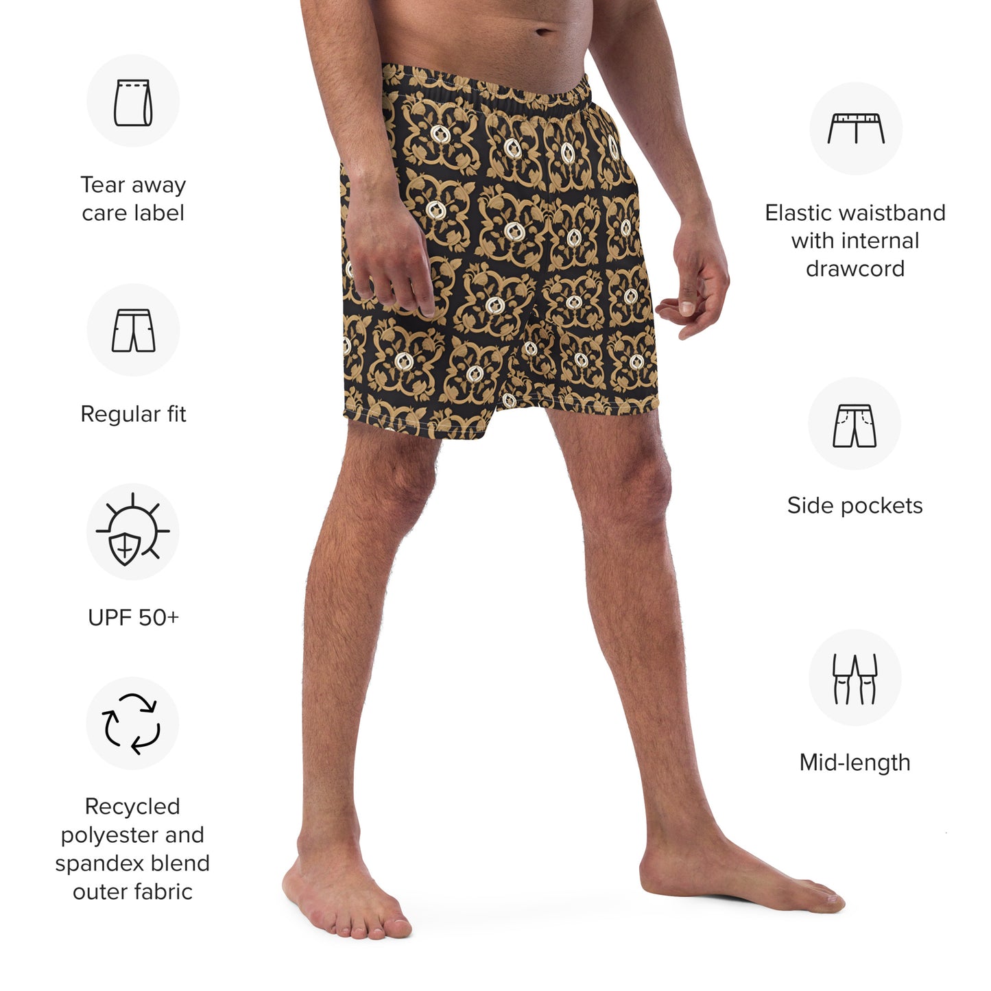 Men's swim trunks