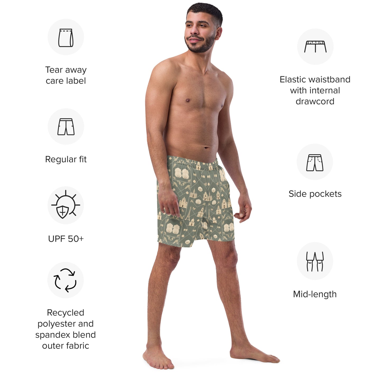 Men's swim trunks