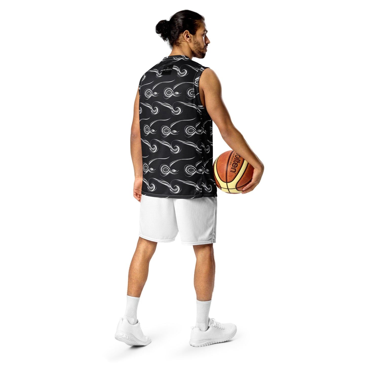 Recycled unisex basketball jersey