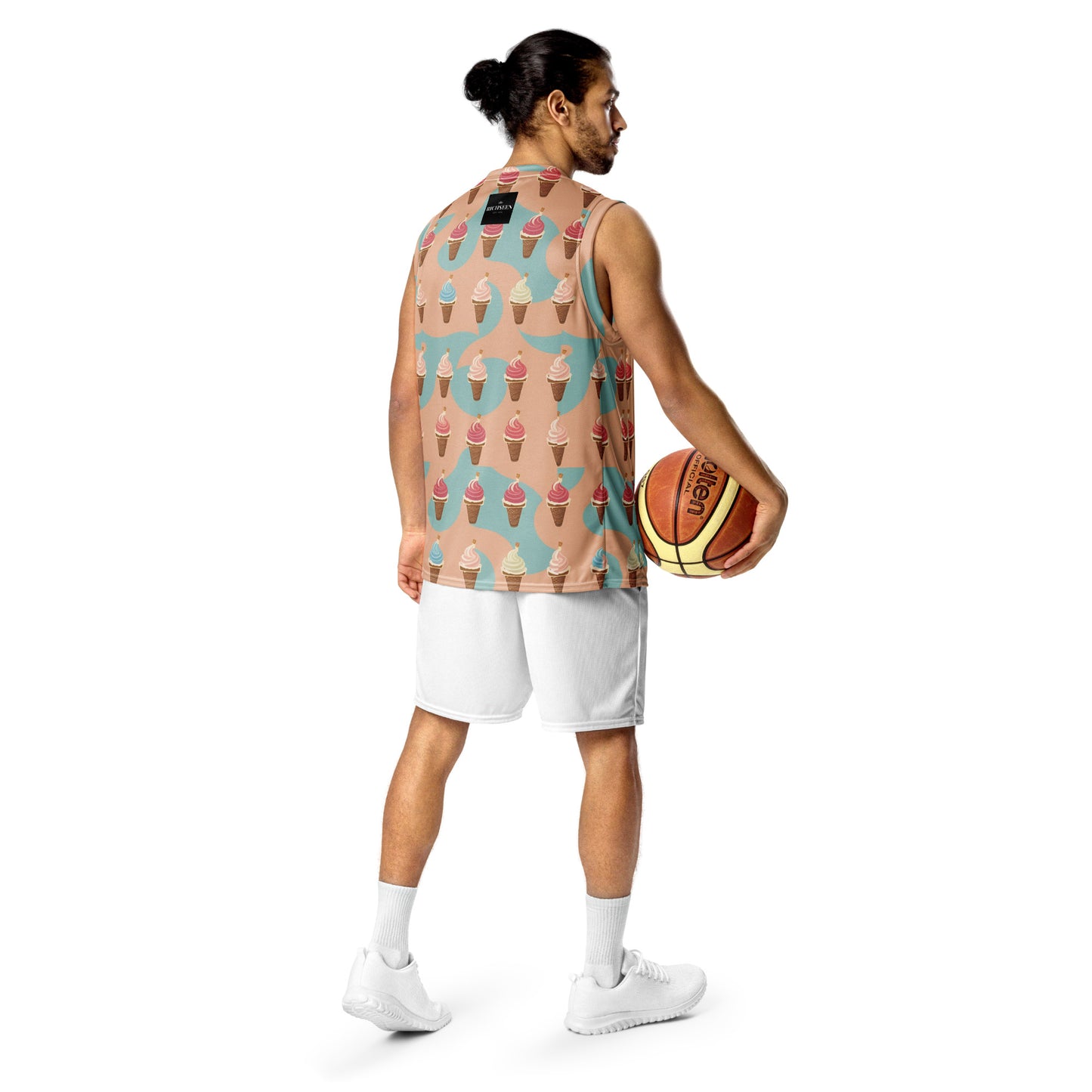 Recycled unisex basketball jersey