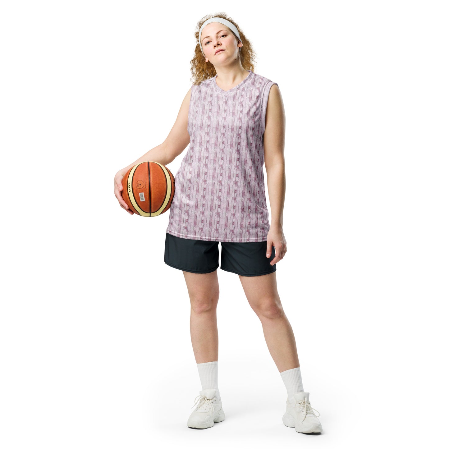 Recycled unisex basketball jersey