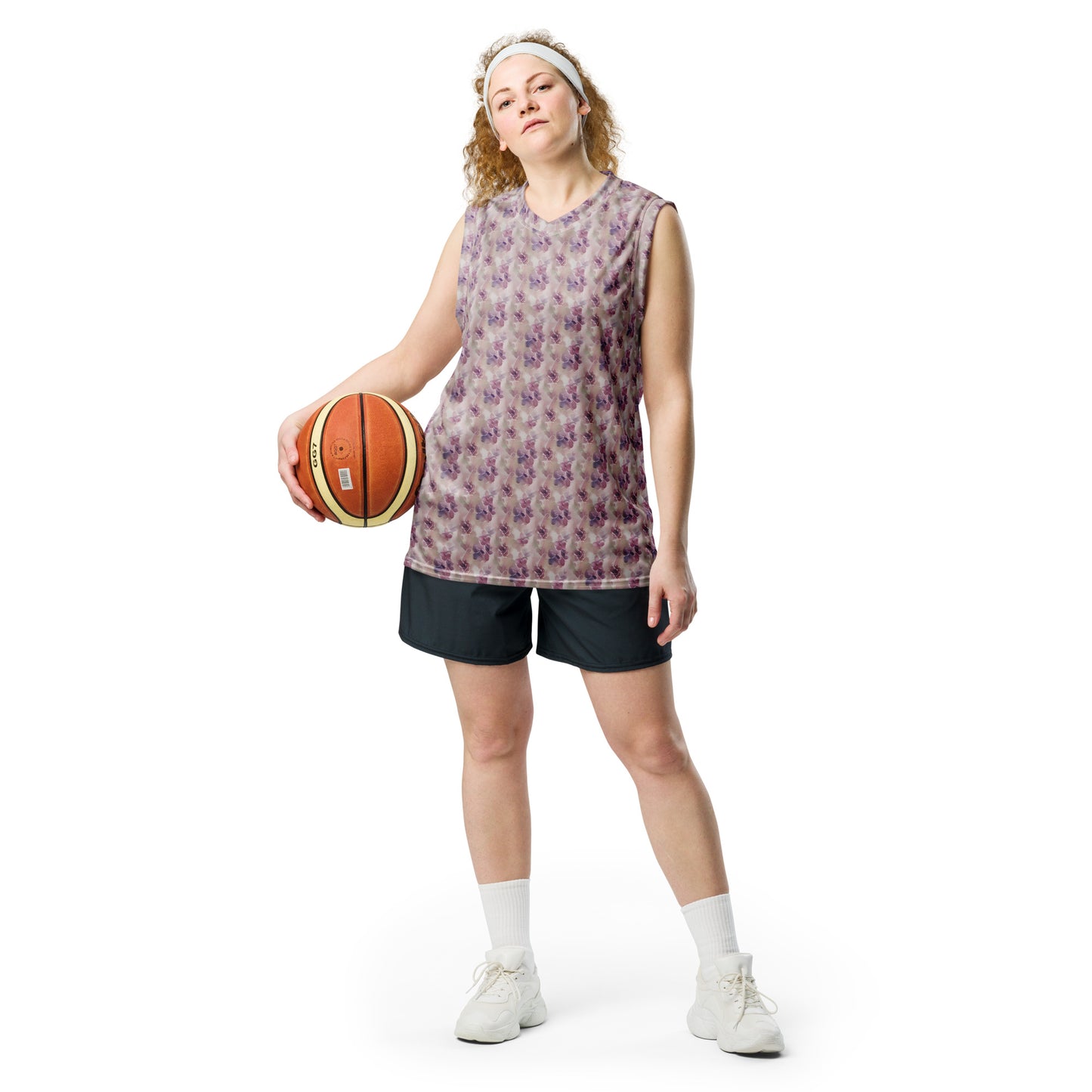 Recycled unisex basketball jersey