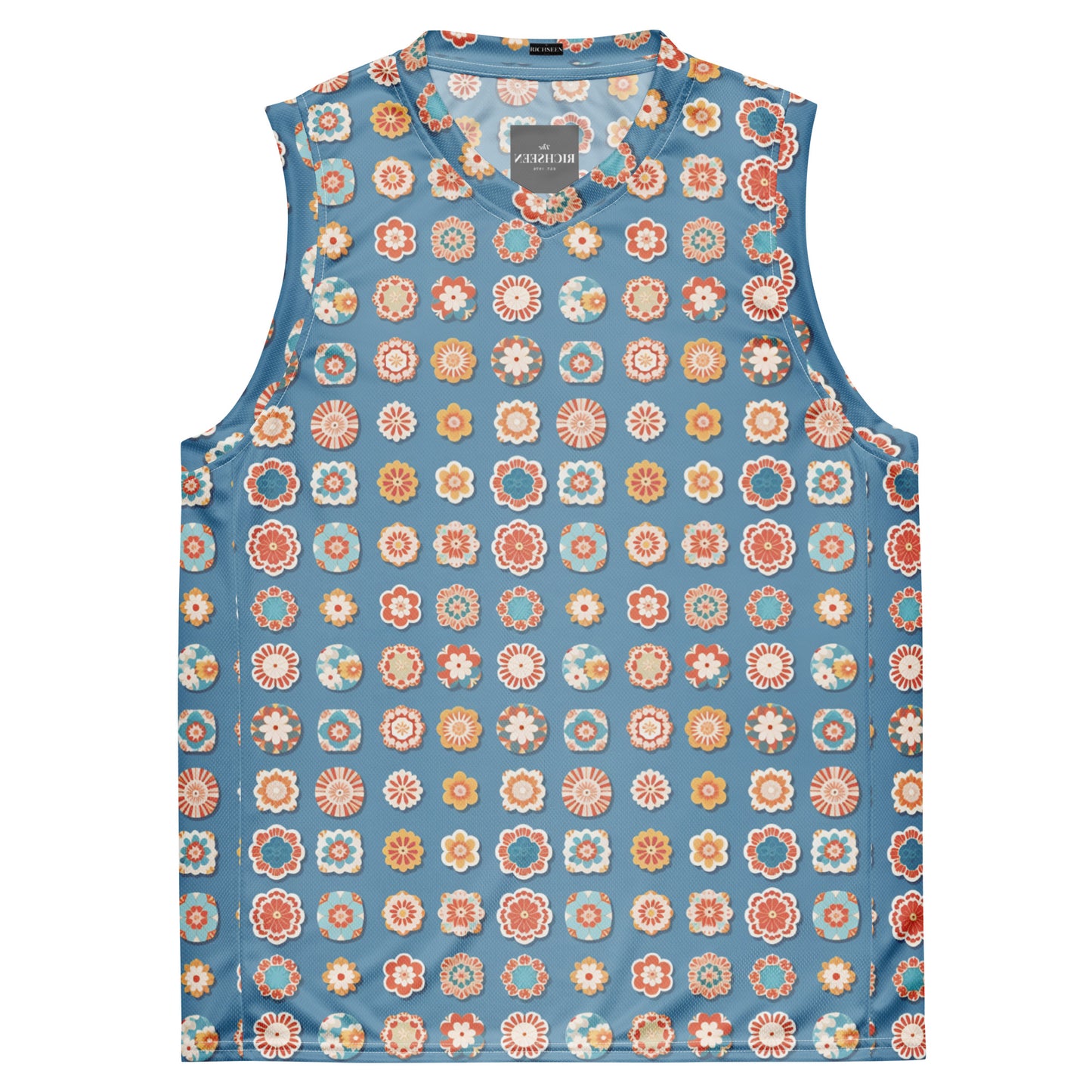 Recycled unisex basketball jersey