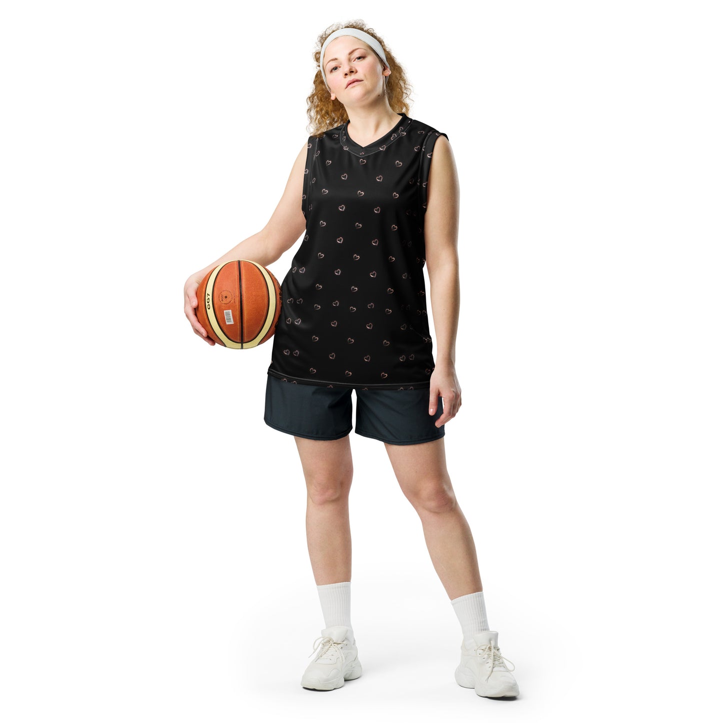 Recycled unisex basketball jersey