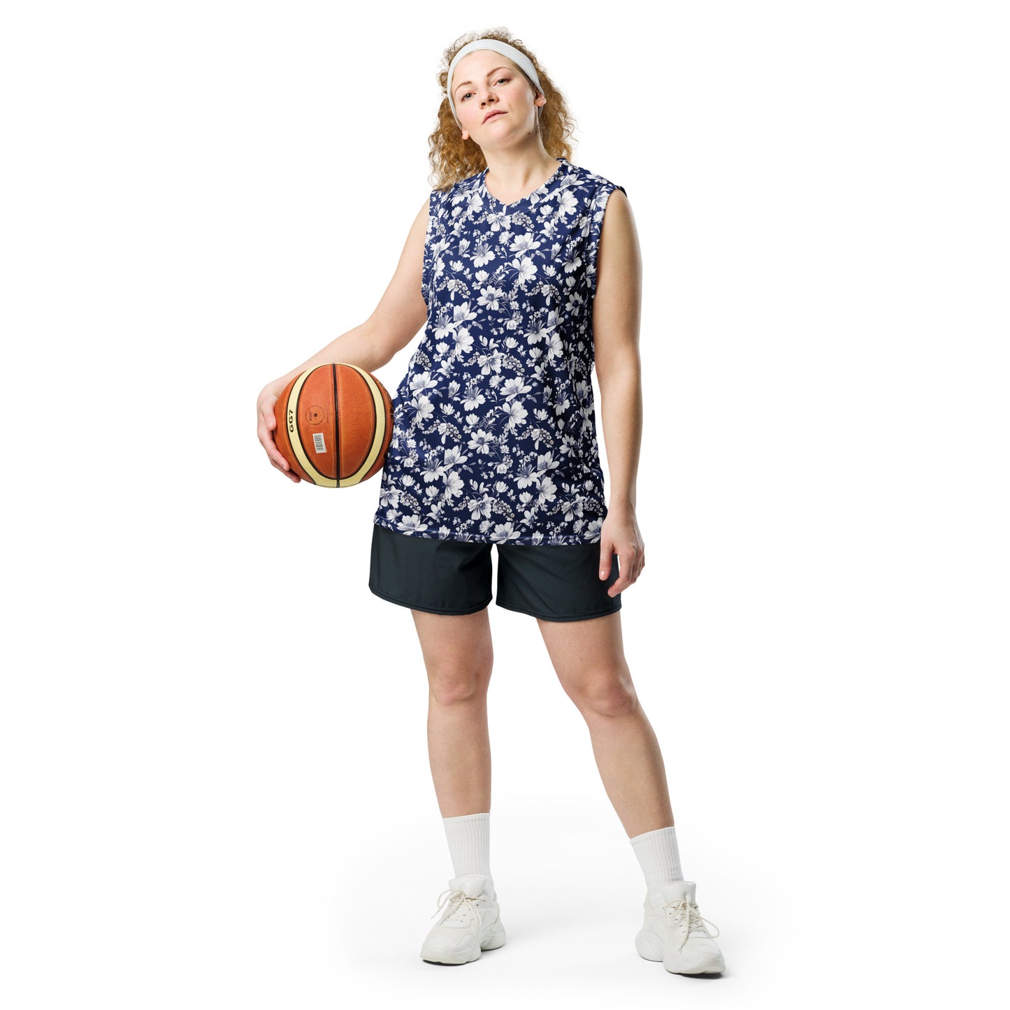 Recycled unisex basketball jersey