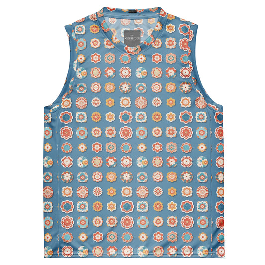 Recycled unisex basketball jersey