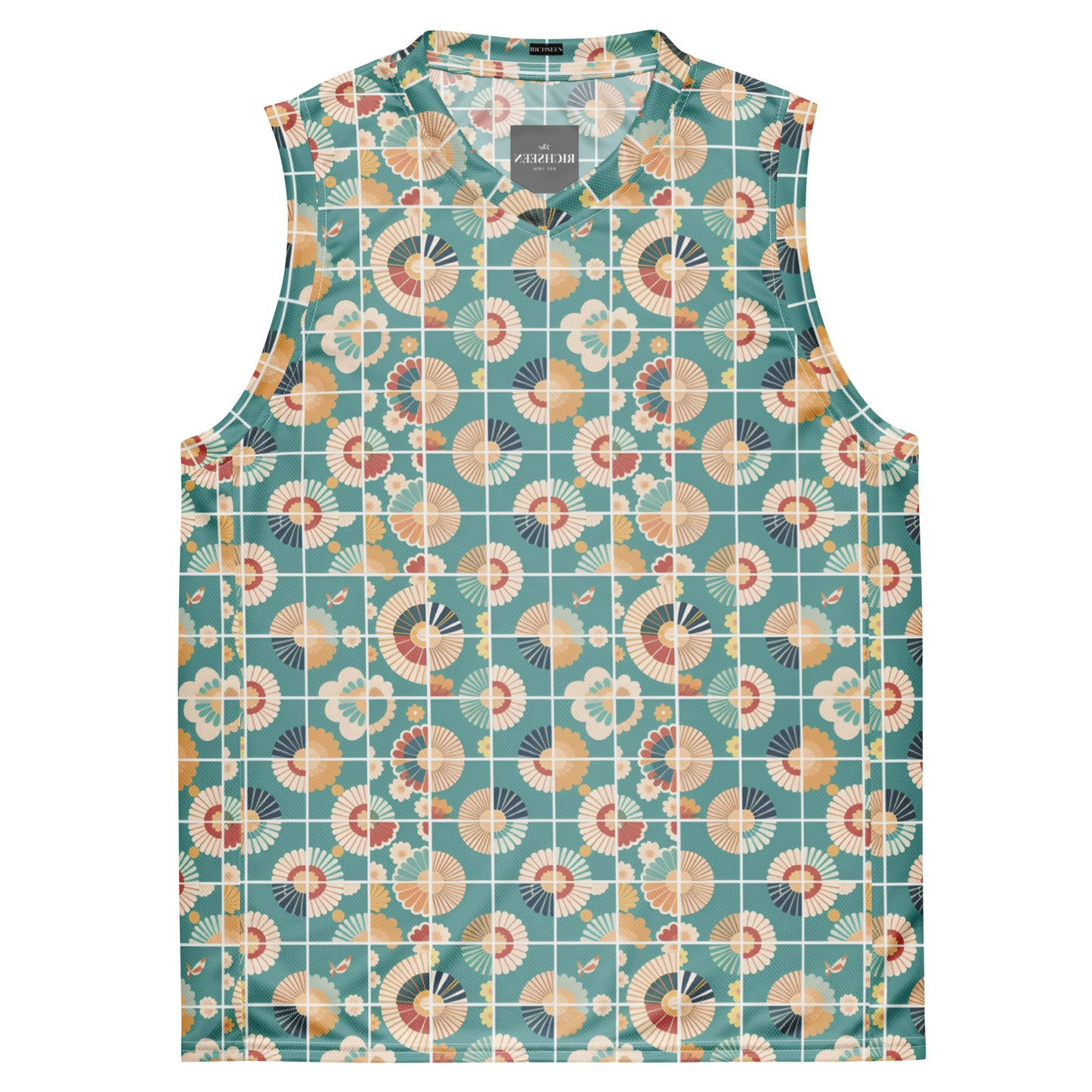 Recycled unisex basketball jersey