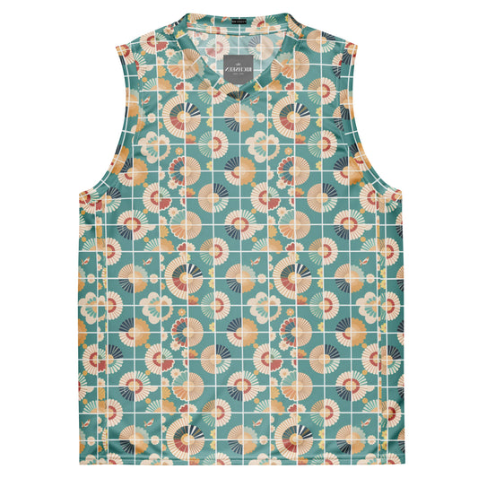 Recycled unisex basketball jersey