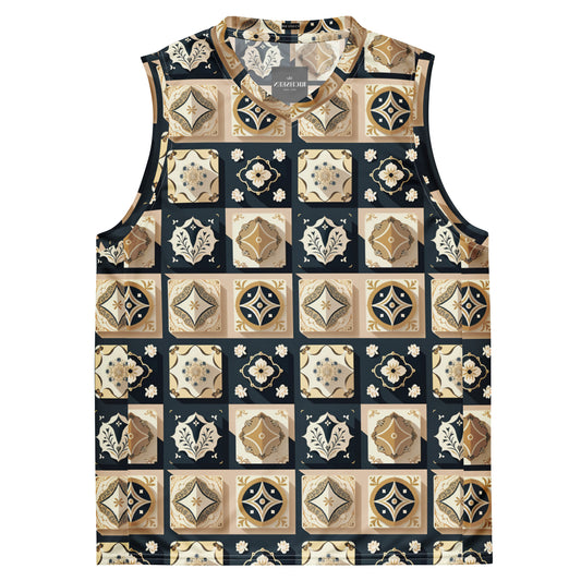 Recycled unisex basketball jersey