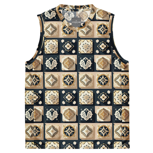 Recycled unisex basketball jersey