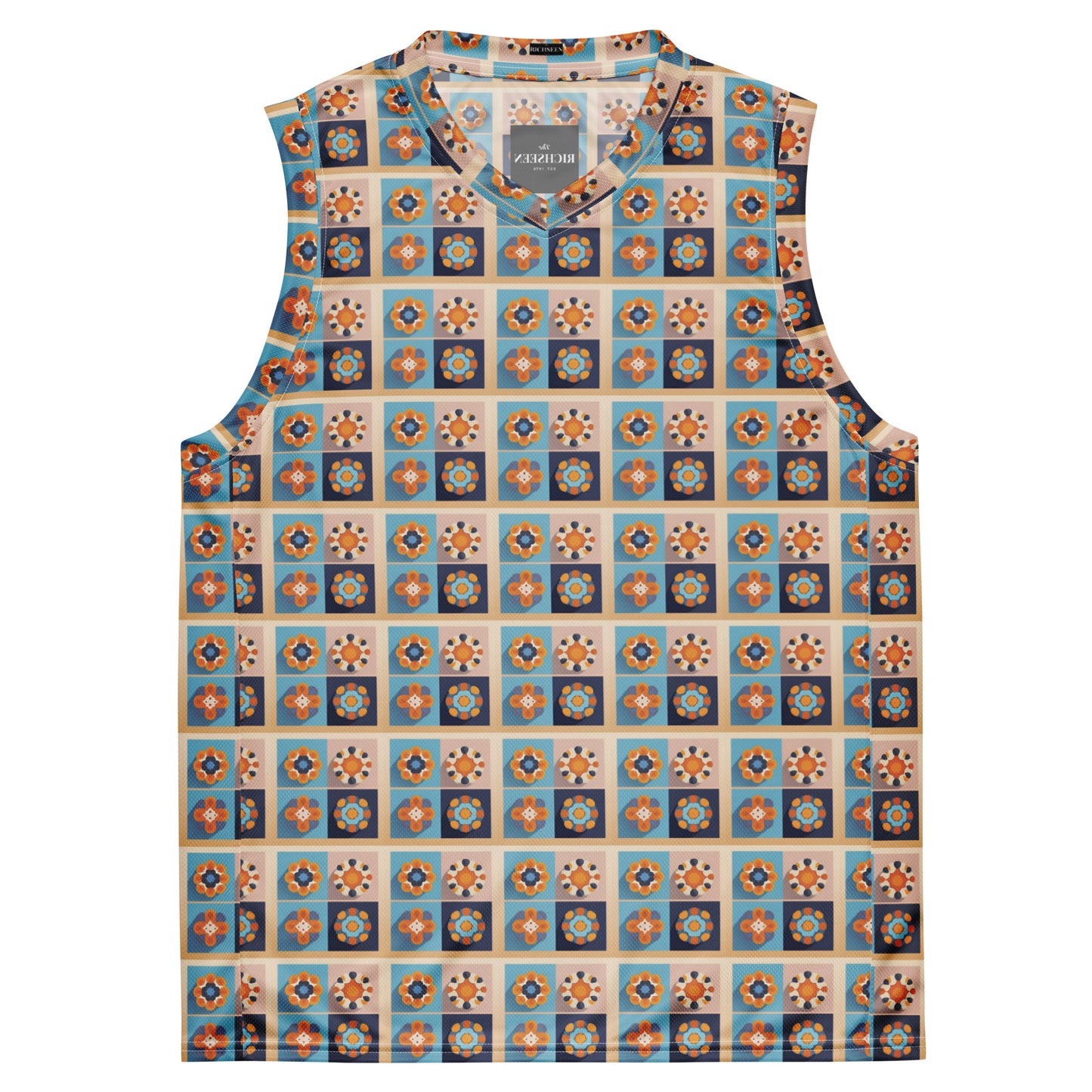 Recycled unisex basketball jersey