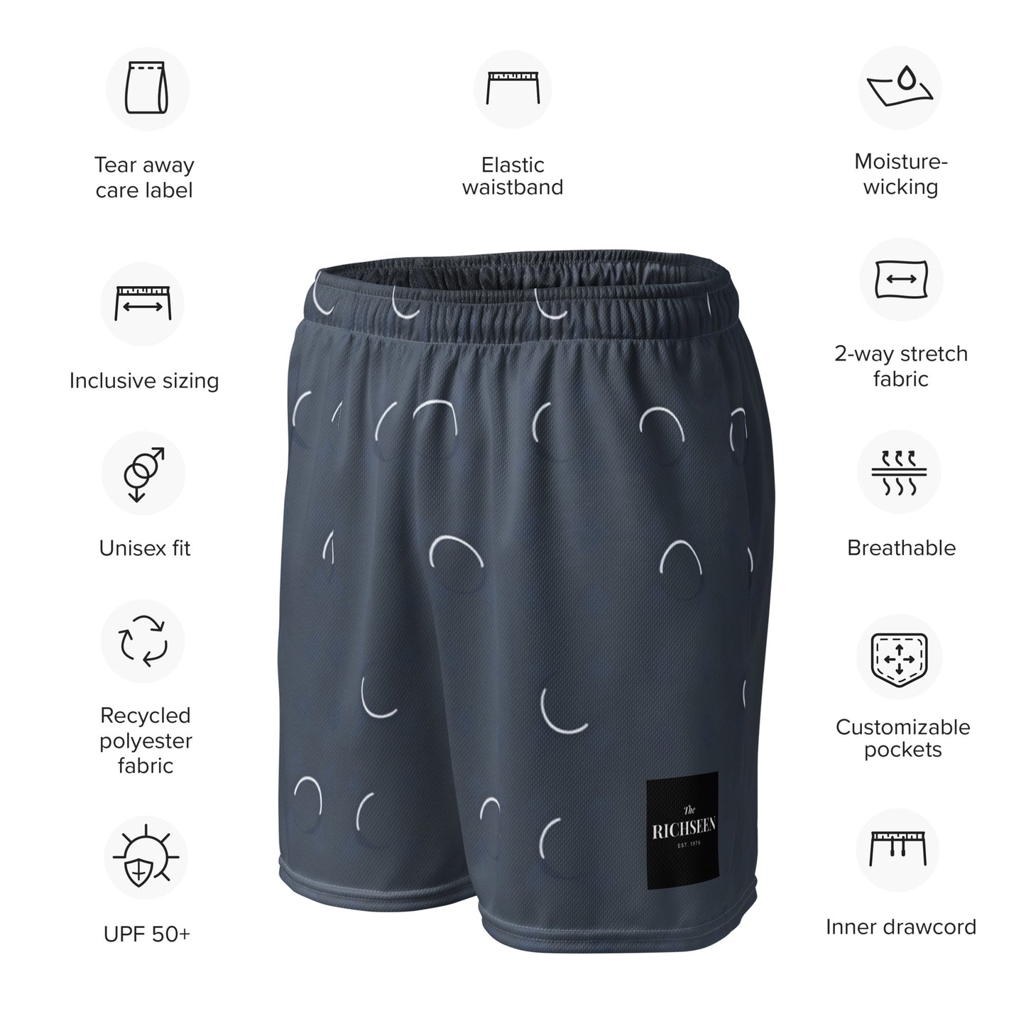 Unisex mesh shorts