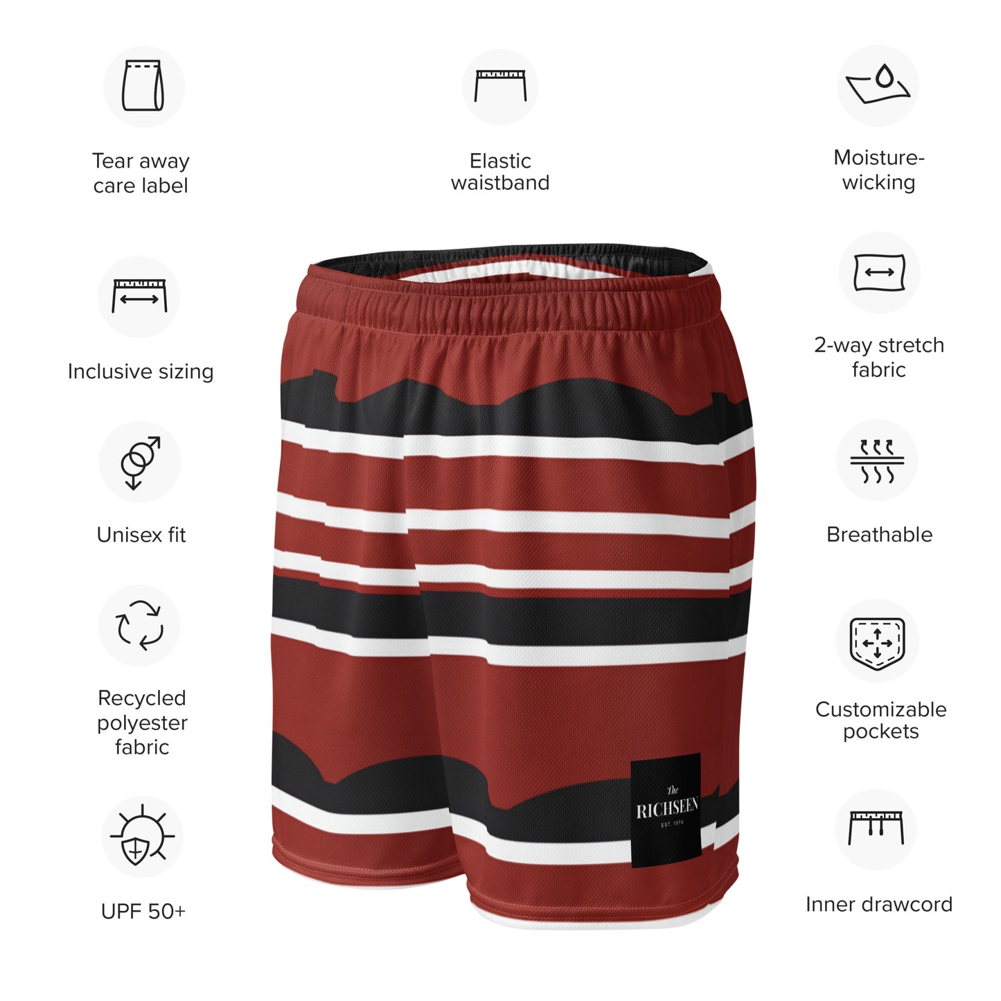 Unisex mesh shorts